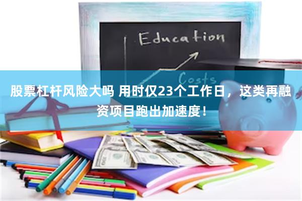 股票杠杆风险大吗 用时仅23个工作日，这类再融资项目跑出加速度！