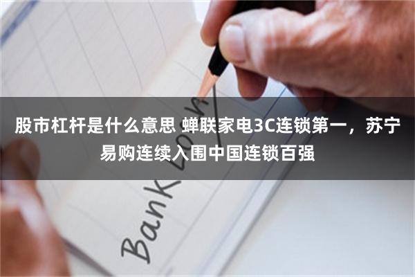股市杠杆是什么意思 蝉联家电3C连锁第一，苏宁易购连续入围中国连锁百强