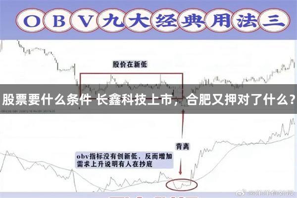 股票要什么条件 长鑫科技上市，合肥又押对了什么？