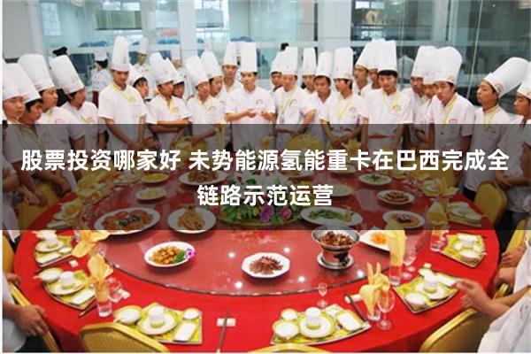 股票投资哪家好 未势能源氢能重卡在巴西完成全链路示范运营